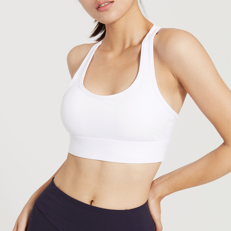 跑步定型防震聚拢内衣瑜伽服运动背心式镂空美背速干透气文胸女