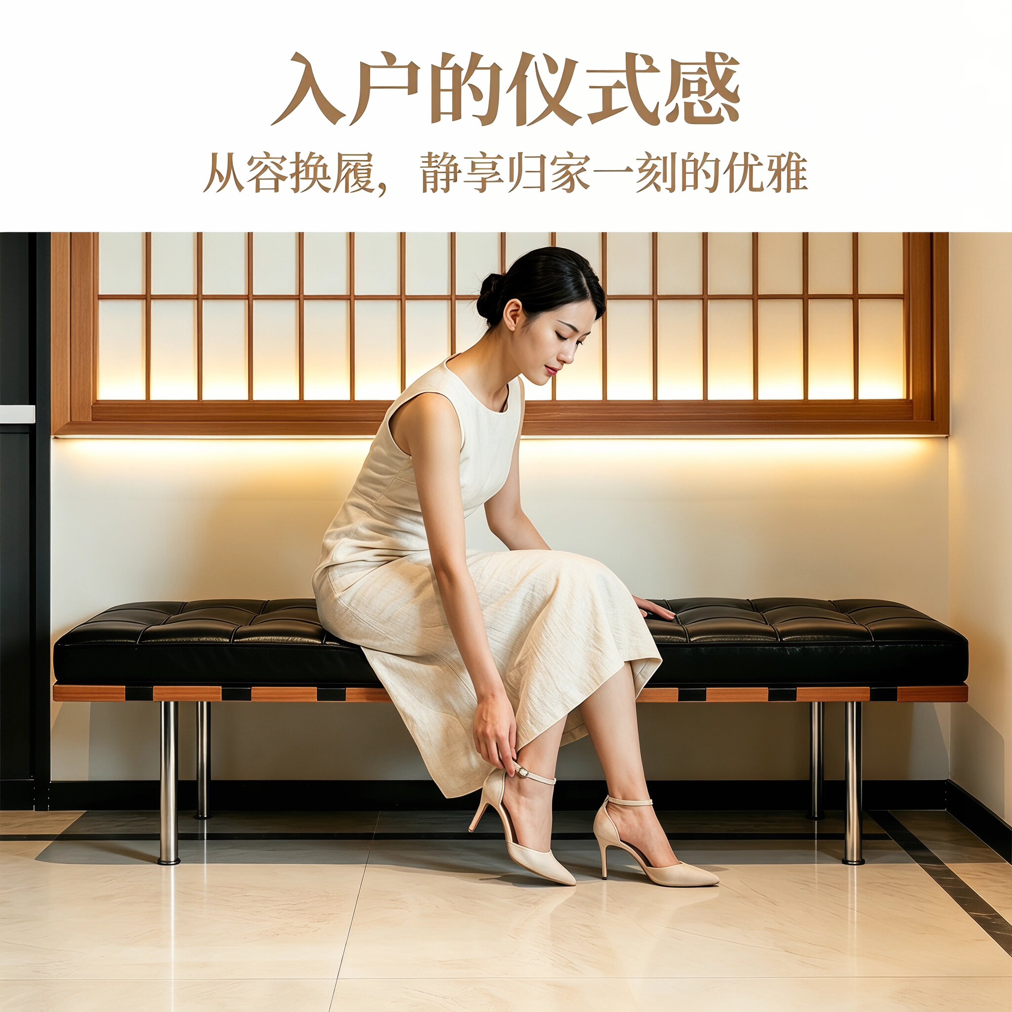 门口换鞋凳家用长条凳休息区长条沙发凳客厅会客服装店卧室床尾凳