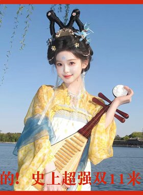一袭汉服惊艳时光古韵自来