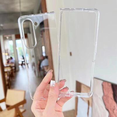 原装正品适用三星Z Fold 6 5/4/2/3折叠屏手机套Z Flip 6 5/4/3四角加厚W25 W24防摔壳W23全包防摔硬W21磨砂