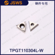 JSWS数控精镗刀片TPGT110302L-W/TPGT110304金属陶瓷三角型开槽刀