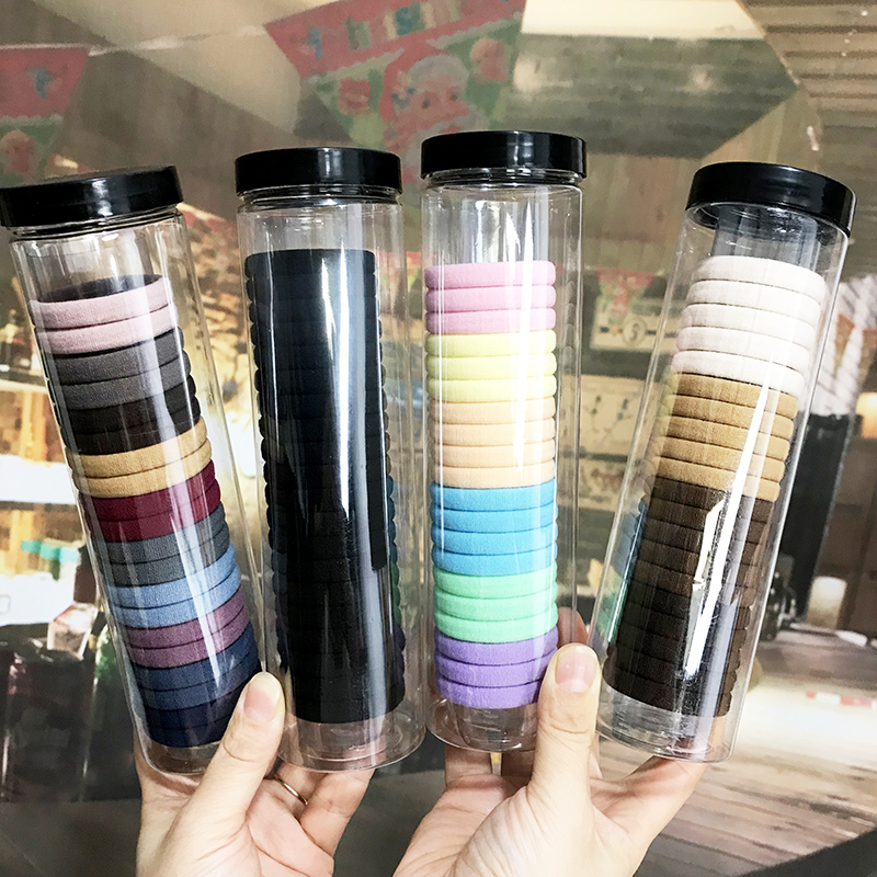 高弹力简约耐用扎头皮筋头绳发圈