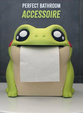弗罗德里克青蛙卫生纸盒Frodrick theToilet Paper Dispenser跨境