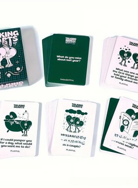 跨境亚马逊创意热销新款Couple Card Game心语牌情侣约会卡牌游戏