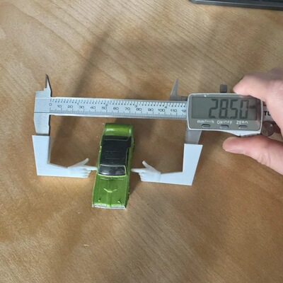 跨境新品Vernier ruler finger of justice 游标尺正义之指卡尺