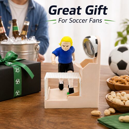 跨境新款 soccer bottle opener Q版哈兰德足球开瓶器3d打印玩具