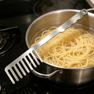 跨境新品 Metal spaghetti comb 厨房金属意大利面条梳子创意工具