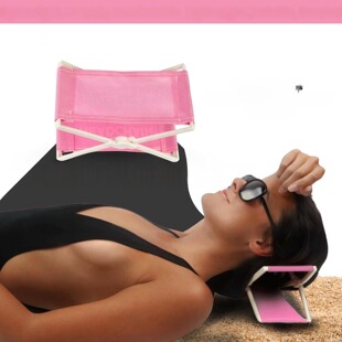 Headrest 独立站新款 Compact Foldable 户外沙滩头枕椅子 for