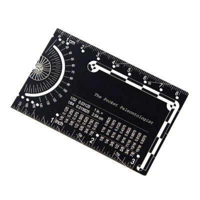 跨境新品合金工程尺子口袋工程师系列工业方程式标尺转换参考
