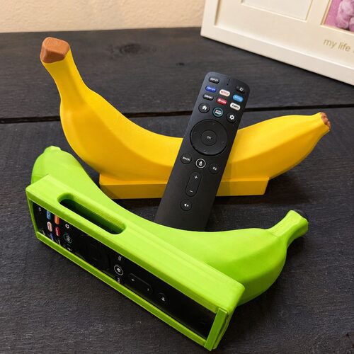 跨境新品 Banana remote holder 3D打印的香蕉造型遥控器支架摆件