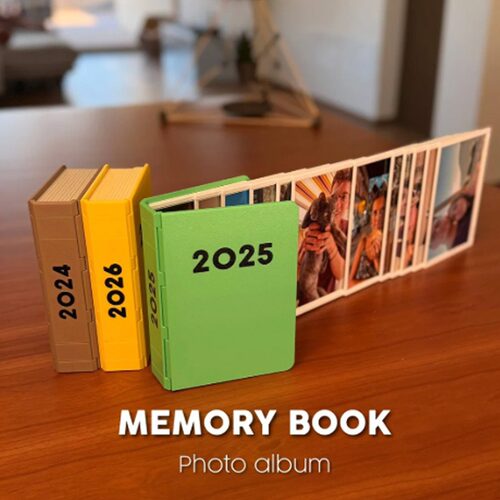 独立站新品 Memory Book Photo Album 记忆相片记录帮助回忆相册