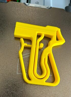 跨境爆款一次成型牙签发射器3D打印玩具礼物toothpick launcher