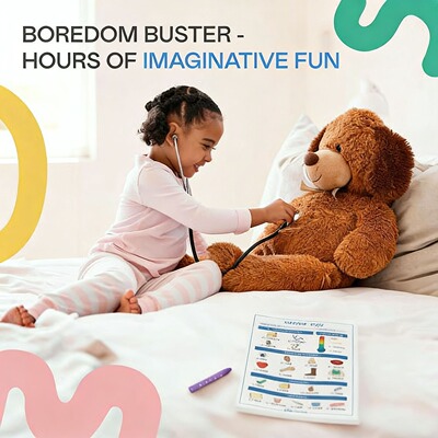 亚马逊新款 Pretend Play Notepads 趣味角色扮演记事本儿童问答