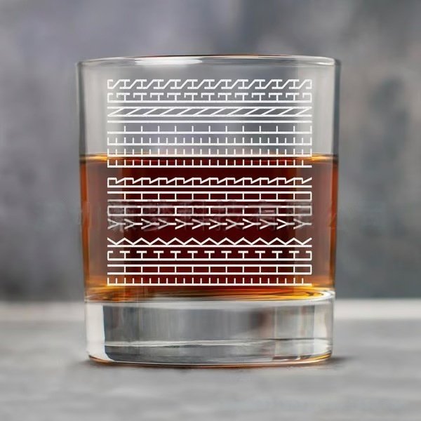 跨境隐藏信息威士忌酒杯Hidden Message Whiskey Glass 创意礼品