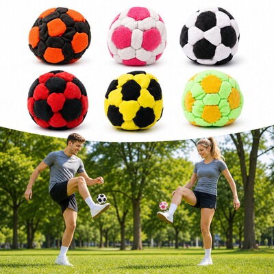跨境新款 Foot Bag Hacky Ball 足球沙包 户外脚沙包 踢袋/沙包球