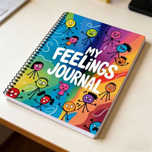 跨境新品 My Feelings Journal 心理疗愈手账打破抑郁循环笔记本