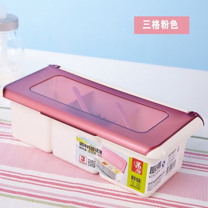 厨房调味品瓶罐欧式家用味精配料瓶调味盒带勺翻盖塑料佐料调料盒|msdalam kategori dapur/memasak Appliances, Alat dapur/Penyimpanan dapur, botol penyimpanan/bekas penyimpanan dapur, botol perasa - dari Buy2taobao.com untuk memberikan perkhidmatan ejen Taobao profesional membeli