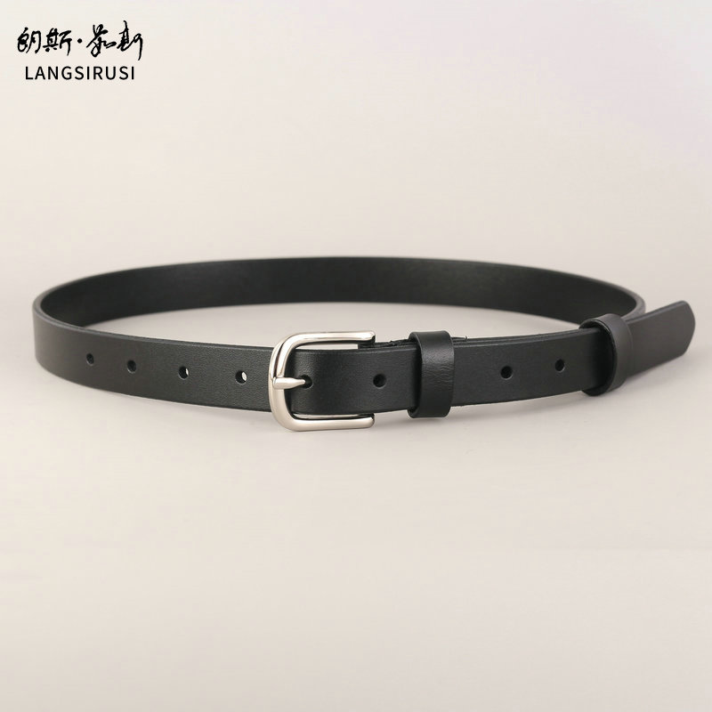 朗斯茹斯女士简约真皮腰带