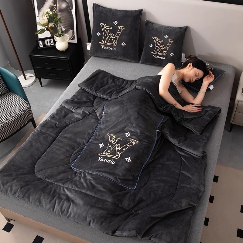 极速加厚宝宝绒两用o抱枕被二合一车载靠垫简约办公室睡觉可折叠