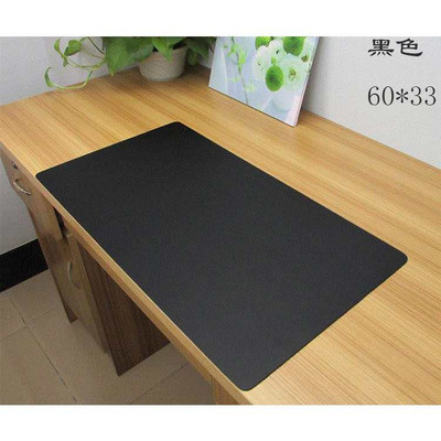 新品leather computer desk mat largeF mouse pad black writing