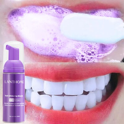 极速50ml Teeth Whintening Mousse Deep Cleaning Cigarette Sta