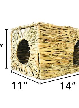 极速Practical Straw Straw HouseA, Suitable for Rabbits, Guin