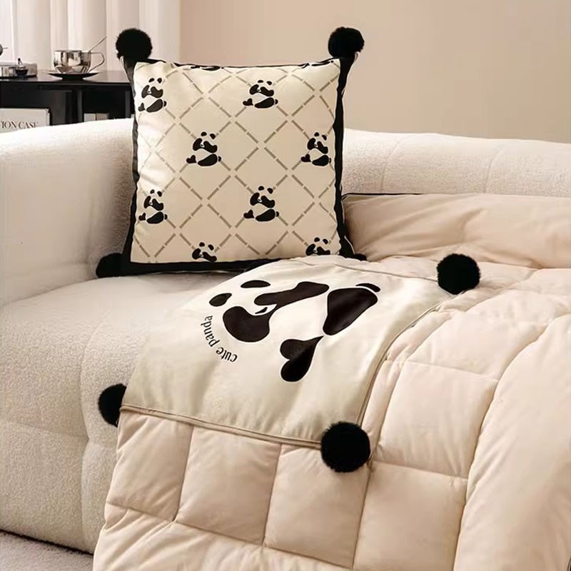 极速意大利LP二合一抱枕被沙x发客厅冬季两用抱枕办公室午睡加厚