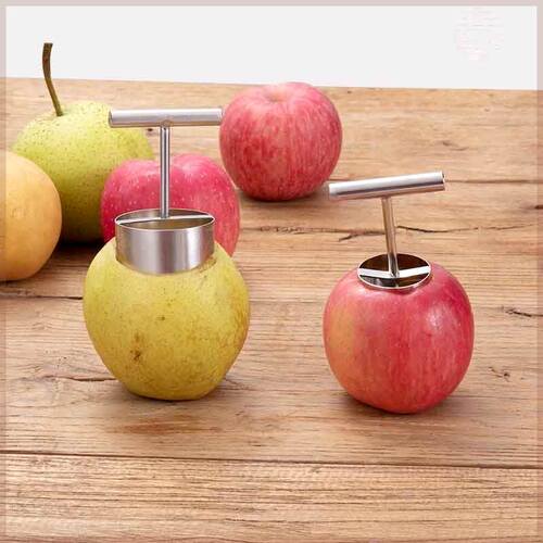 新品不锈钢苹果饭模具大号水果取芯工具炖冰糖R雪梨抽芯器去核器F