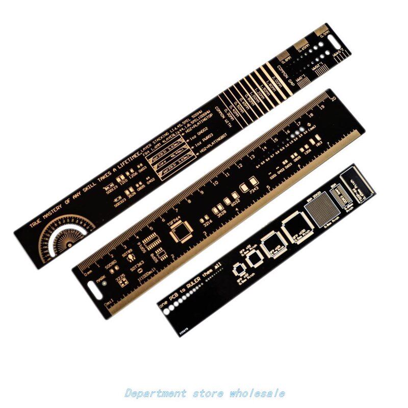 极速1Set 15cm 20cm 25cm Muultifunctional PCB Ruler Measuring