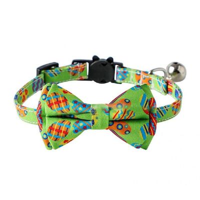 新品Pet Collar  Bunnpy Carrot Eggs Pattern   Cat Collar Styl