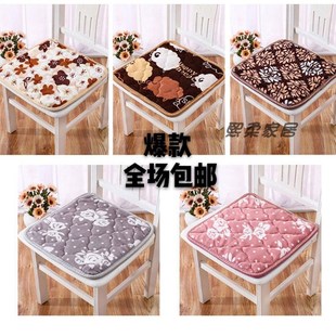 极速四级通用加厚坐垫毛绒沙发垫办公室椅子垫Q家庭餐椅垫凳子垫