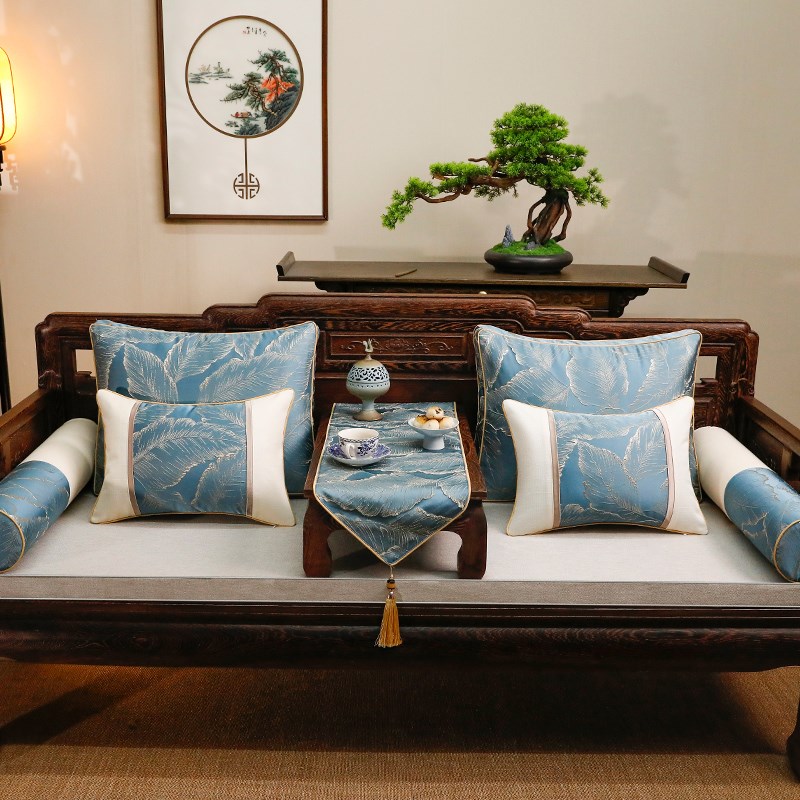 极速桌旗新中式简约o现代茶旗餐桌旗布现代茶台布艺长条桌布床旗