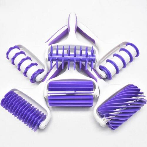 新品Cake Fondant Strip Ribbon CutteFr Lattice Embosser Dough