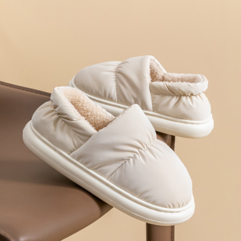 极速防水棉拖鞋男2025新款冬季B室内家居包跟保暖加绒加厚防风棉