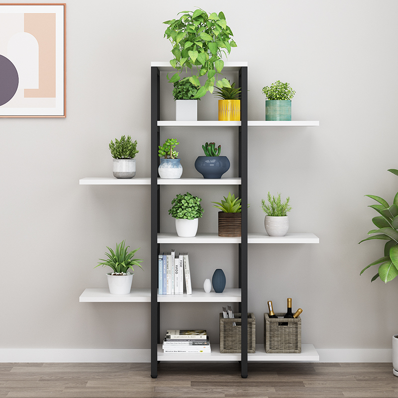 极速花架子客厅落地式花几多层绿萝多肉J花盆架铁艺不锈钢花架置