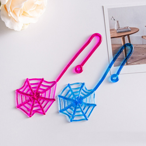 新品15Pcs Elastically Stchabzle Sticky Spider Web Climbing