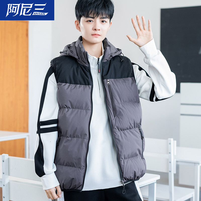 青少年秋冬季马夹男款外套男装