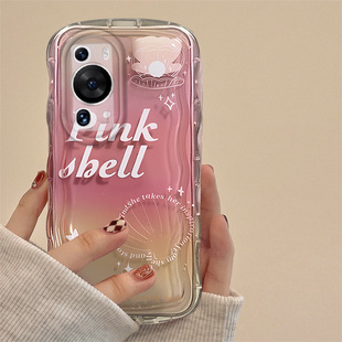 潮男 4全包a97防摔a96透明a72a93套findx6女款 reno9渐变晕染贝壳英文适用oppoReno8手机壳reno7软硅胶6pro