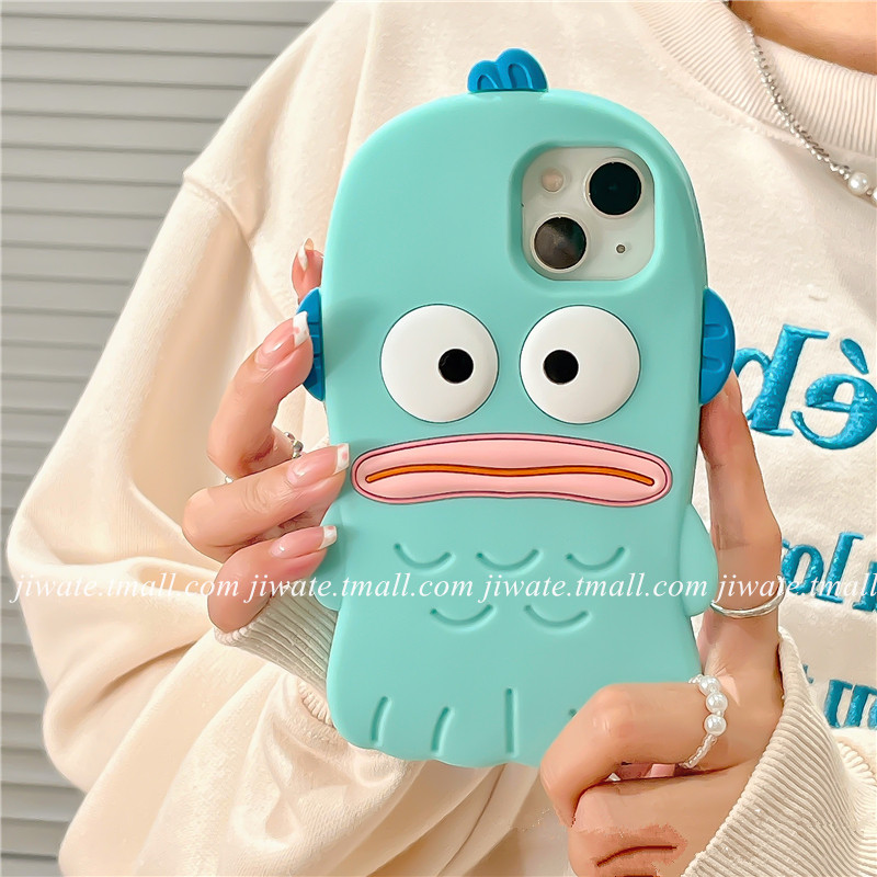 mate40手机壳超萌香肠嘴鱼怪