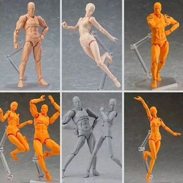 figma15周年青年版橙色可动手办