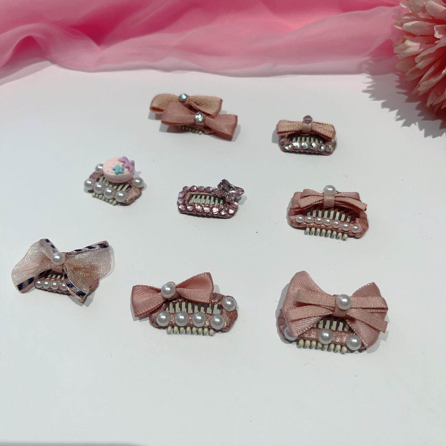 宠物发夹带钻粉色公主不锈钢宠物bb夹比熊约克夏马尔济斯狗狗发卡,模玩/动漫/周边/娃圈三坑/桌游,棉花娃娃场景道具娃屋,淘宝优惠券,粉丝福利购,淘宝优惠卷