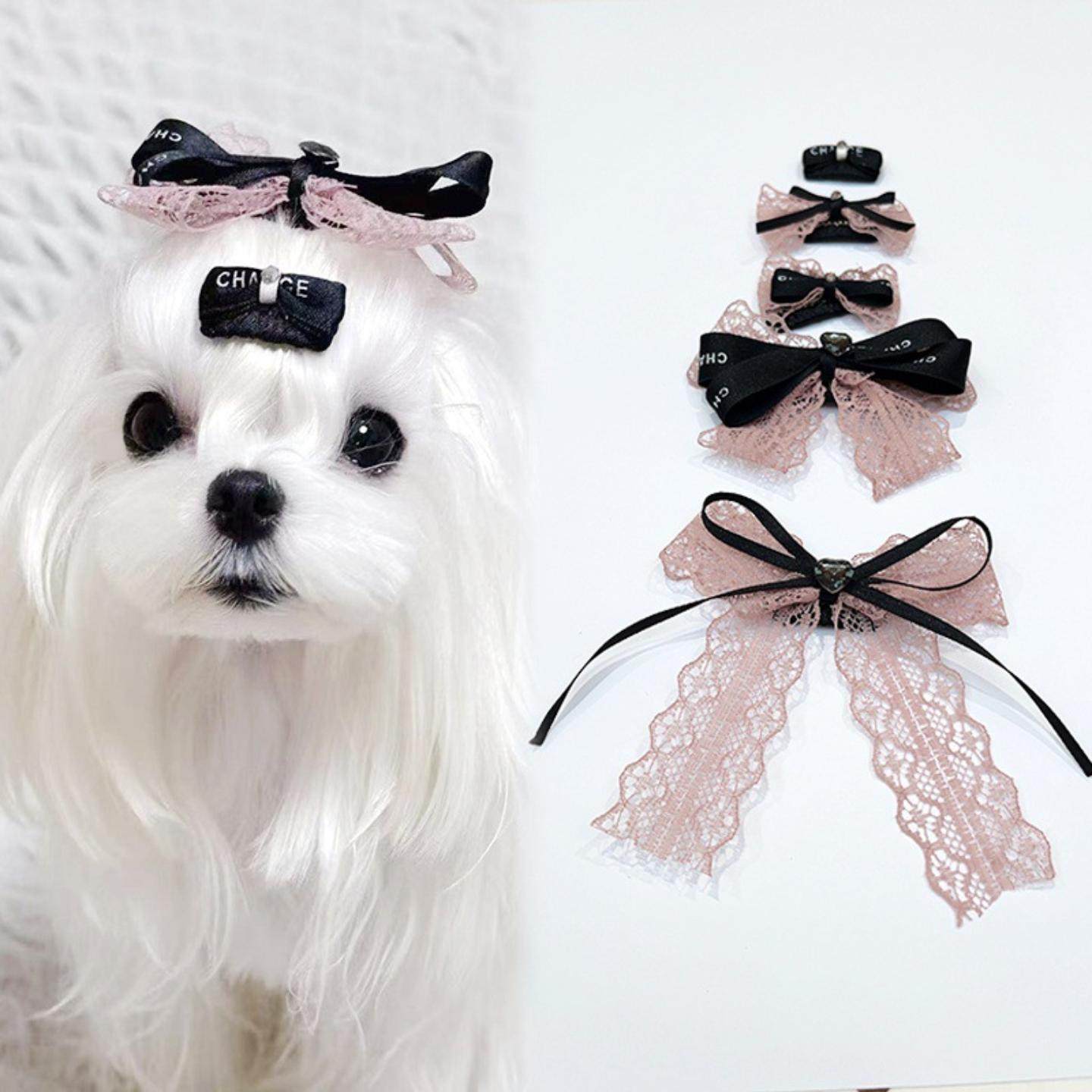 狗狗发夹蝴蝶结满钻马尔济斯宠物头饰小狗夹子鼻梁夹狂甩不掉原创,模玩/动漫/周边/娃圈三坑/桌游,棉花娃娃场景道具娃屋,淘宝优惠券,粉丝福利购,淘宝优惠卷