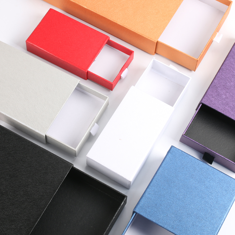 礼物定制长方形抽屉盒纸盒u盘包装盒