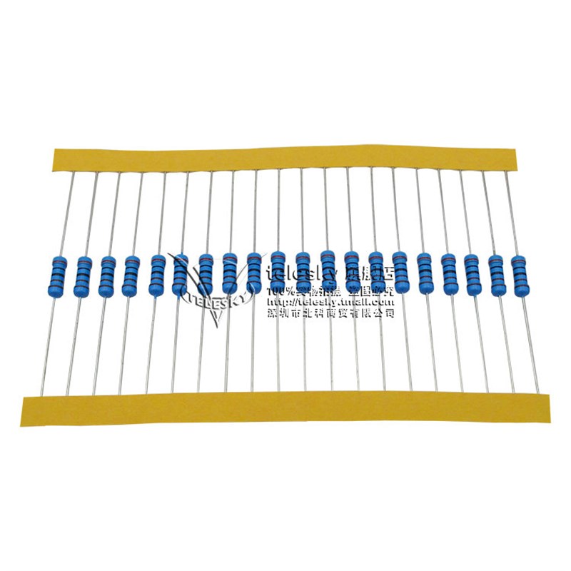 金属膜电阻 五色环电阻器 1% t330K 1/4W 0.25W 1盒(5000个一盒)