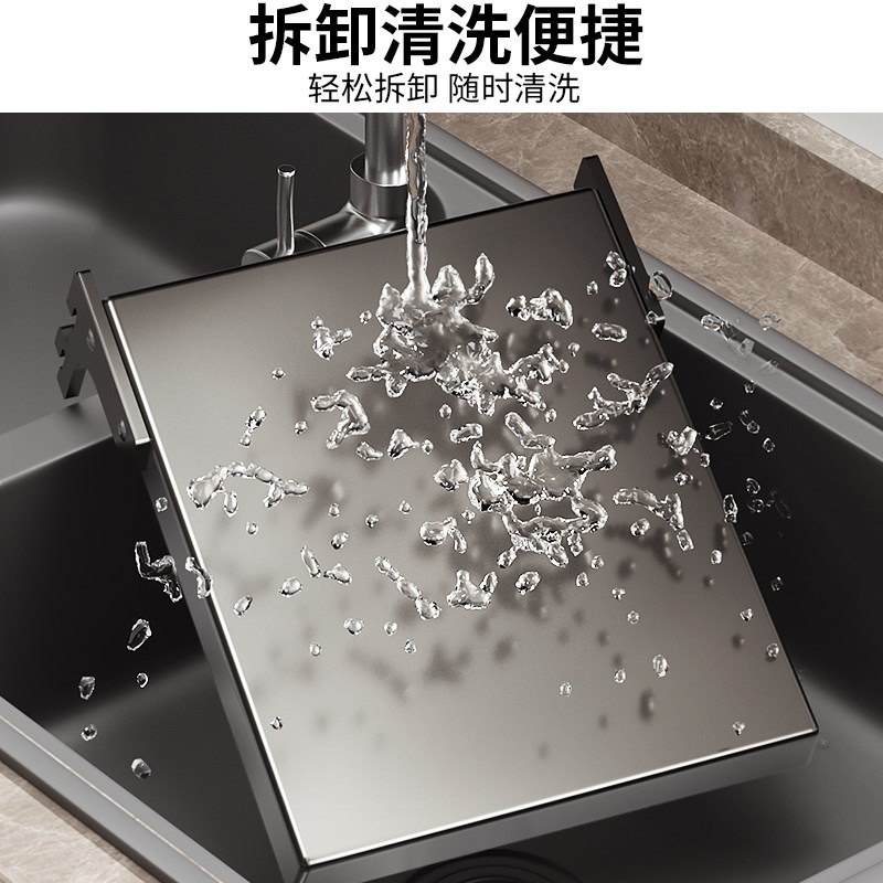 锅具收纳架厨房置物架落地台面橱柜内下水槽洗菜T盆不锈钢分层架
