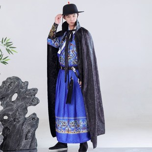 明制汉服飞鱼服锦衣卫绣春刀蟒袍武侠古装马面男女V情侣伴郎服龙