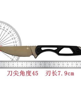 圣地亚哥TOOR户外刀q一体钢高硬度锋利便携家用口袋水果刀露营工