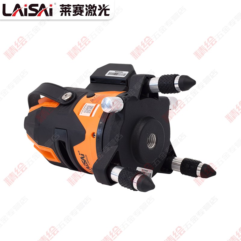 莱赛LD绿光LSG6120高精度x5线6点强光细线户外带增强点标线水平仪