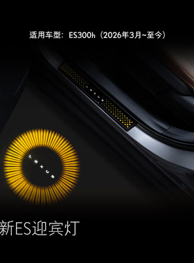 26款雷克萨斯原厂es200 260 ES300H迎宾灯车门投影灯正品全新