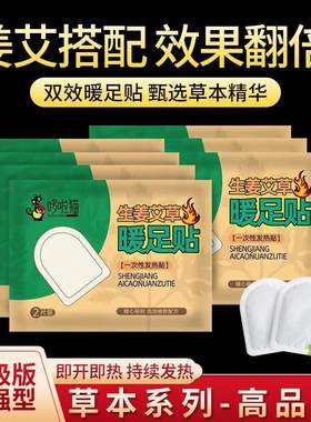 艾草生姜暖足贴防寒保暖脚底发热